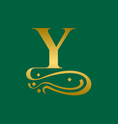 Letter Y Logo Capital For Monograms