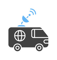 News Van Icon Image