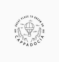 Cappadocia Air Balloon Festival Logo Concept