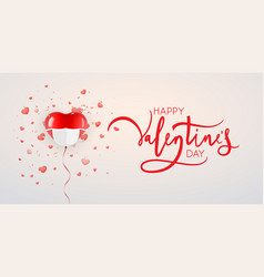 Heart Shaped Balloon With Mask Valentine Day Card