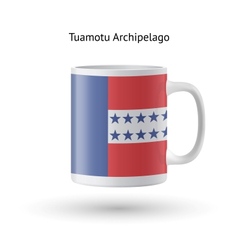 Tuamotu Archipelago Flag Souvenir Mug On White