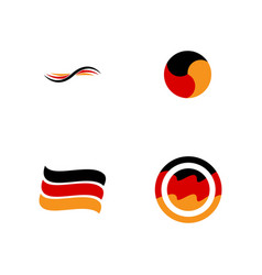 German Flag Logo Design