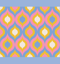 70 S Style Retro Seamless Pattern 60s And 70s