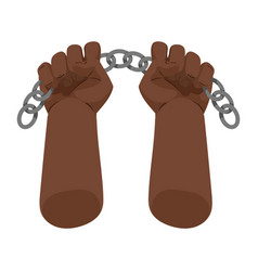 Afro Hands Lifting Chains