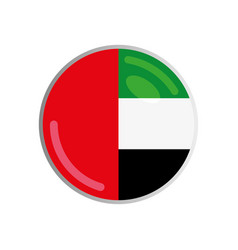 Uae Flag In Button