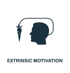 Extrinsic Motivation Icon Symbol Creative Sign