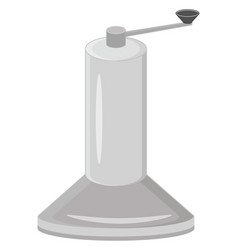 Metal Coffee Grinder On A White Background