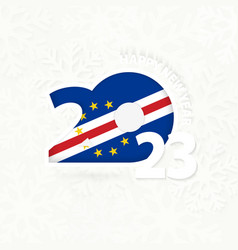 New Year 2023 For Cape Verde On Snowflake