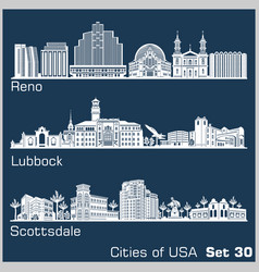 Cities Usa - Reno Lubbock Scottsdale