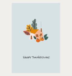 Happy Thanksgiving Holiday Design Hand-lettered