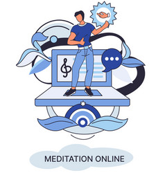 Meditation Online Metaphor Practicing Yoga