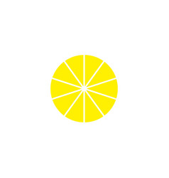 Orange Or Lemon Geometric Symbol Simple Logo