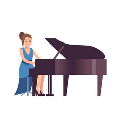 Pianist Woman Classical Female Musician Character