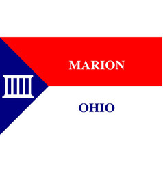 Flag Of Marion City Ohio