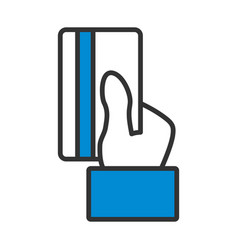 Hand Hold Crdit Card Icon