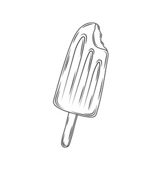 Ice Cream Bar On A Stick Hand Drawn