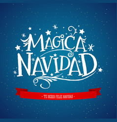 Magica Navidad Magic Christmas Spanish Text