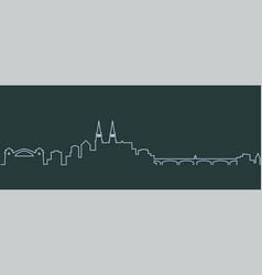 Basel Single Line Skyline