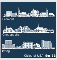 Cities Usa - Fremont Chesapeake Irving