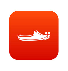 Turkish Shoes Icon Digital Red