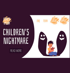 Website On Children Nightmare With Afraid Child