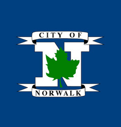 Flag Of Norwalk City Ohio