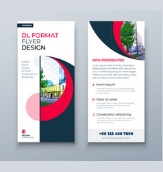 Dl Flyer Design Red Business Template