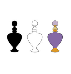 Purple Perfume Bottle