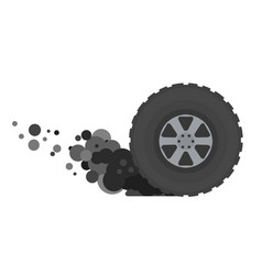 Tire Of Car Speed And Racing