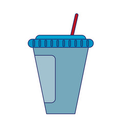 Soda Cup With Straw