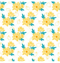 Summer Yellow Fresh Flower Garden Graphic