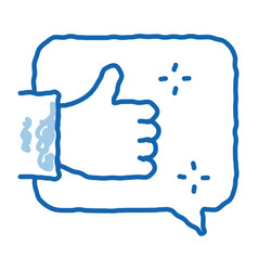 Confirmation Right Thought Doodle Icon Hand