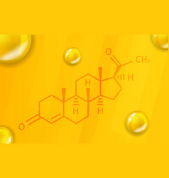 Progesterone Chemical Formula 3d