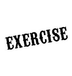 Exercise Rubber Stamp