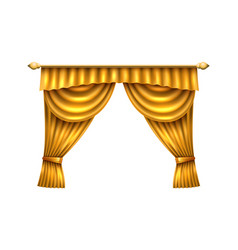 Golden Curtains Window Drapes Luxury Interior