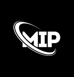 Mip Logo Letter Letter Logo Design