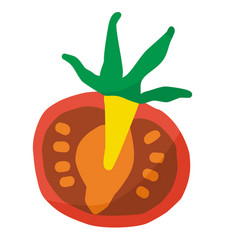 Tomato Cut In Half Icon