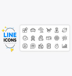 Clipboard Risk Management And Vacancy Line Icons