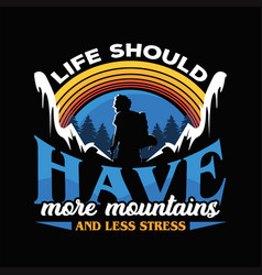 Hiking T-shirt Design