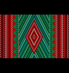 New Year Christmas Winter Festive Pixel Pattern