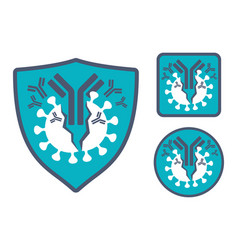 Antibody Health Protection Emblem - Y Protein