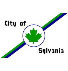 Flag Of Sylvanis City Ohio