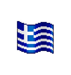 Flowing Flag Of Greece