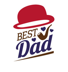 Fathers Day Best Dad Sticker