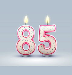 Happy Birthday Years 85 Anniversary