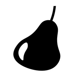 Happy Thanksgiving Pear Fruit Silhouette