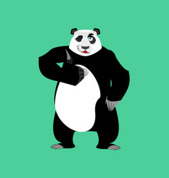 Panda Winking Emoji Chinese Bear Happy Emotion