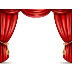 Theater Curtain Open Flat Banner