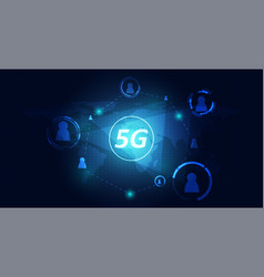 Abstract 5g Wireless Internet Wifi Network