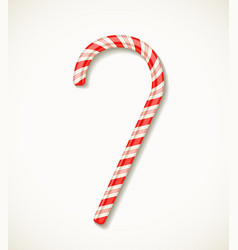 Candy Cane Isolated On White